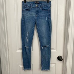 Express Ultimate Stretch Mid Rise Cropped Jean Legging Size 2